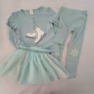 Gymboree Snow Princess 3 pc Set